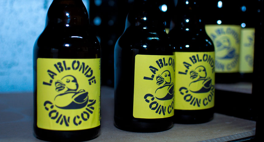 La blonde Coincoin en bouteilles de 33 cL